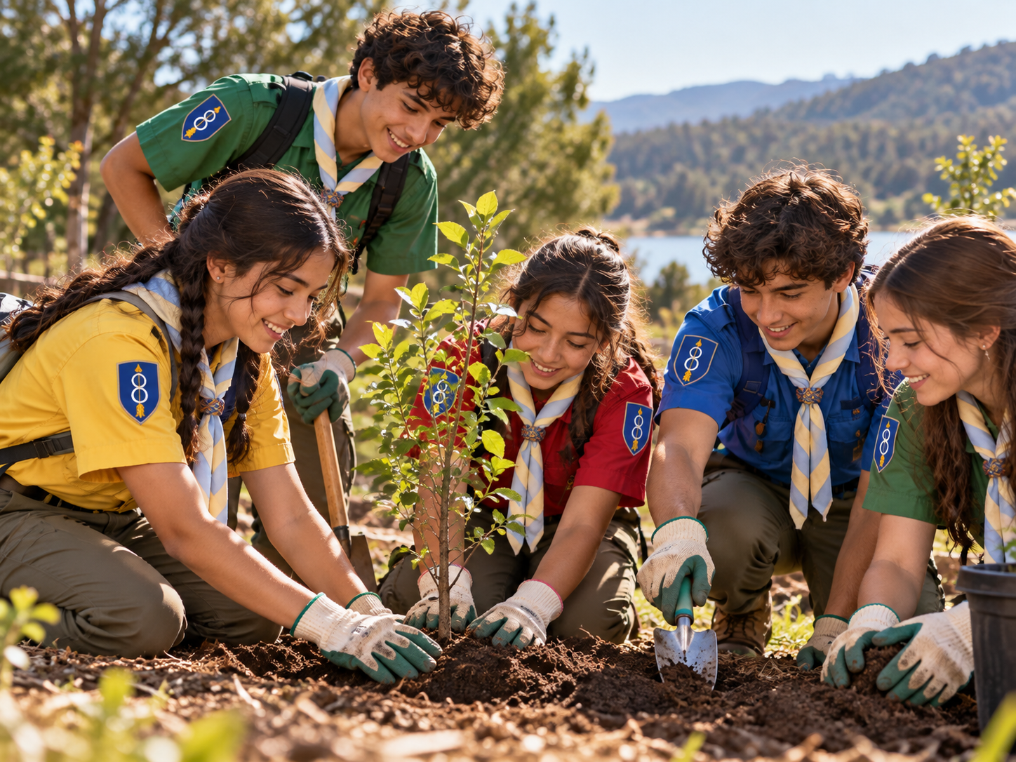 Detalle de una actividad de servicio Scout